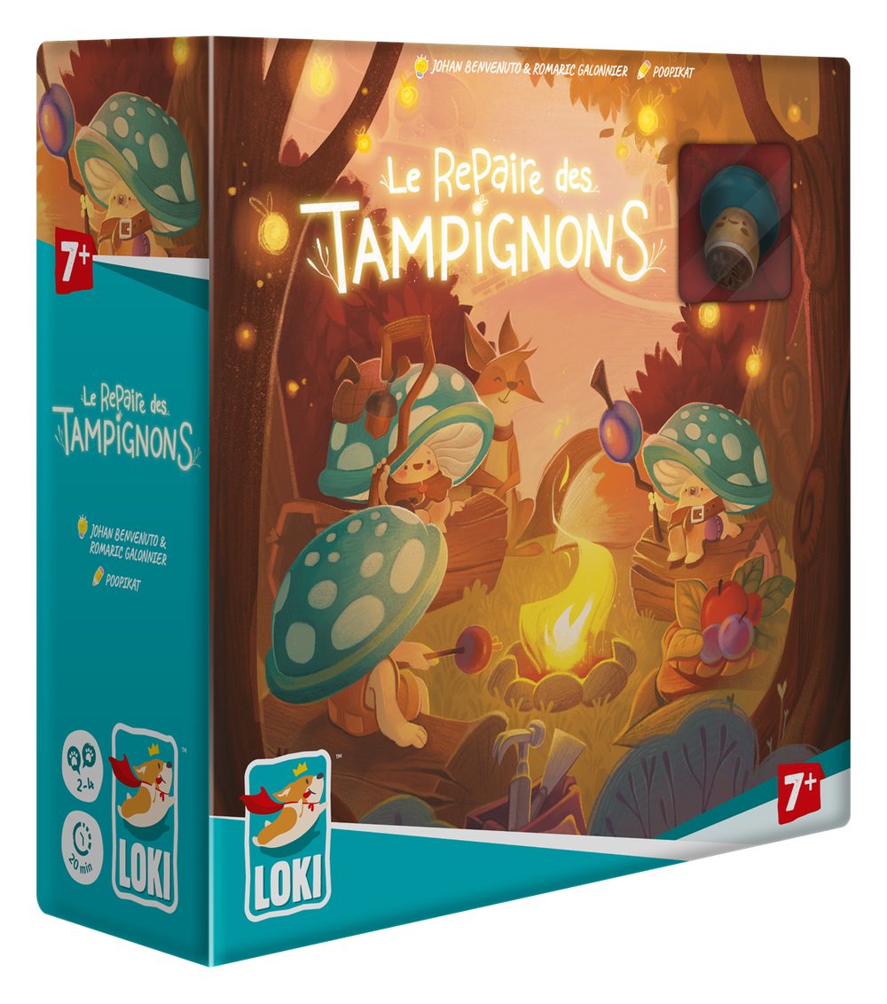 Boîte Jeu de Société Enfant Le Repaire des Tampignons