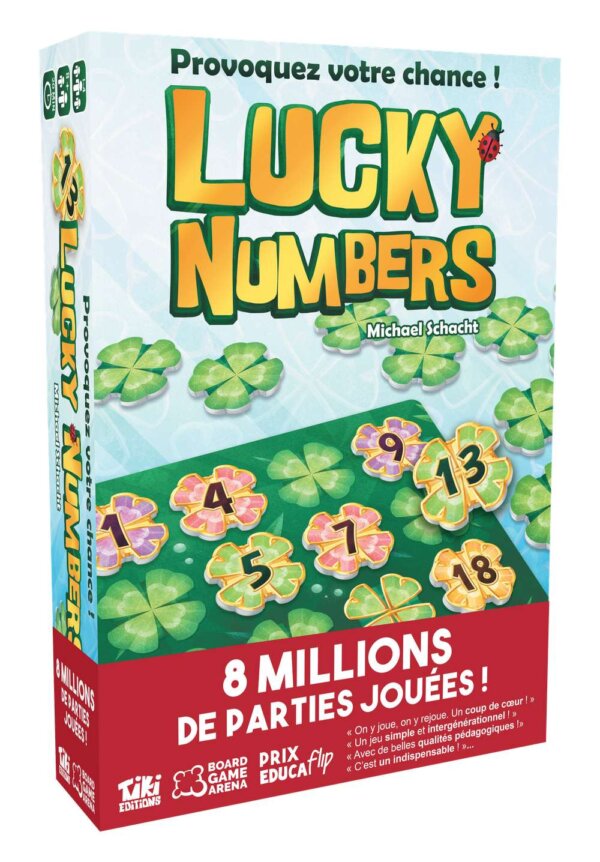 Boîte Jeu de Société d'Alignement Lucky Numbers