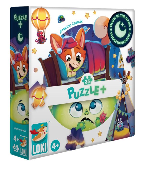 Boîte Puzzle Enfant LOKI et le Monstre sous le Lit : Puzzle +