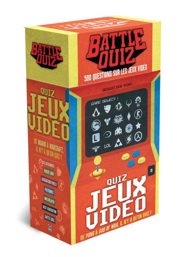 Boîte Jeu de Société d'Ambiance Quiz Jeux Vidéo