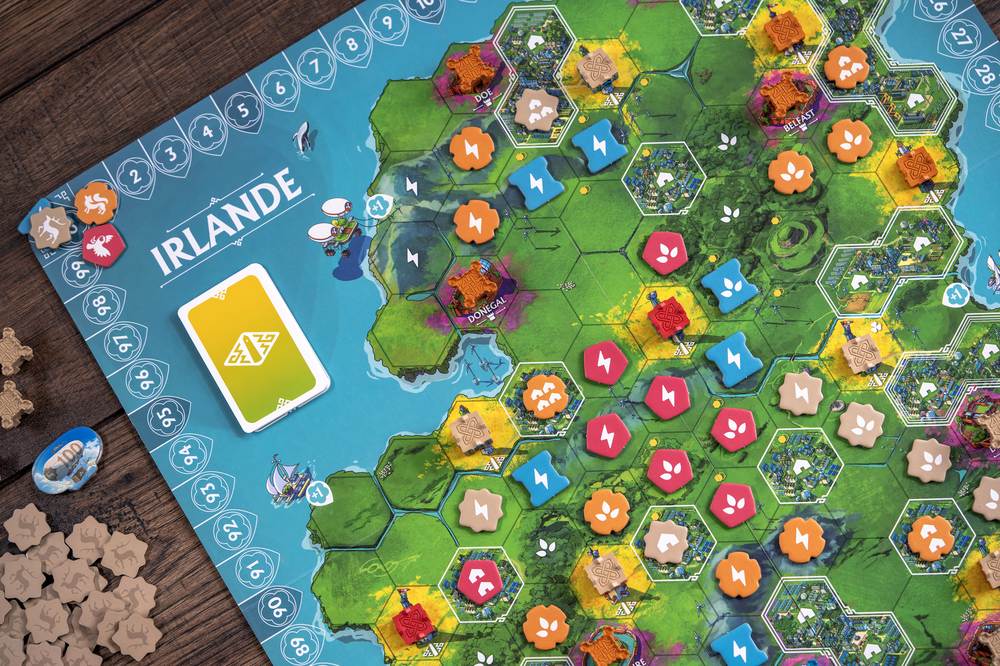 Plateau Matériel Jeu de Société de Placement Rebirth