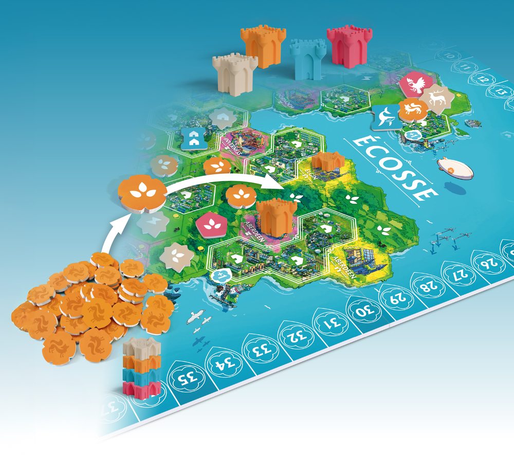 Matériel Jeu de Société de Placement Rebirth