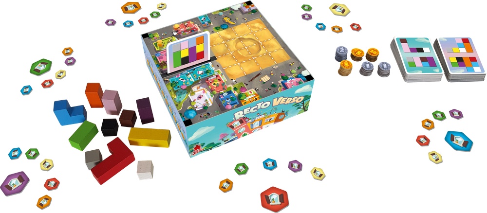 Plateau Jeu de Société de Construction Recto Verso