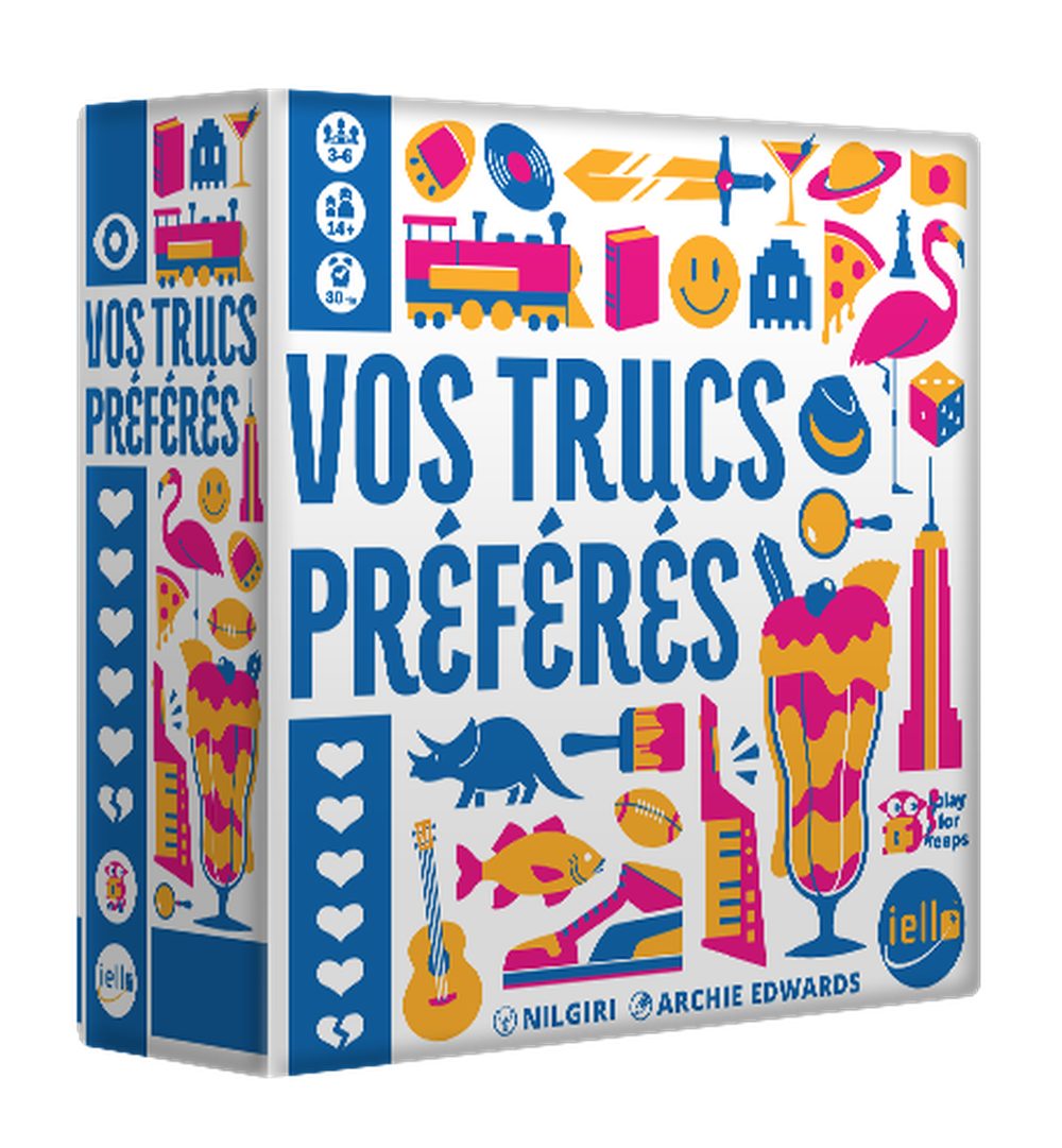 Boîte Jeu de Société d'Ambiance Vos Trucs Préférés