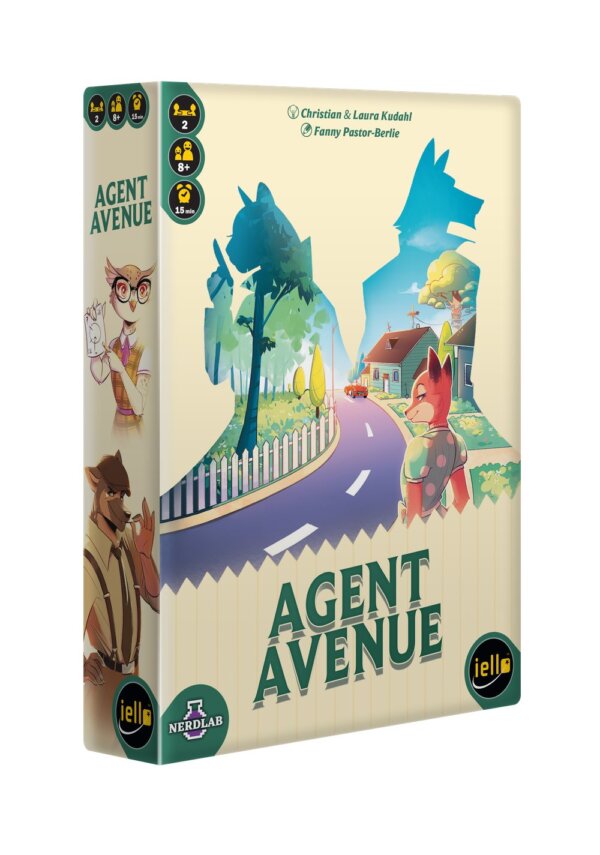 Boîte Jeu de Société 2 Joueurs Course-poursuite Agent Avenue