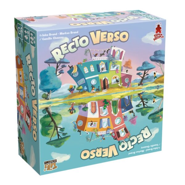 Boîte Jeu de Société de Construction Recto Verso