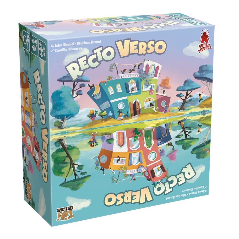 Boîte Jeu de Société de Construction Recto Verso