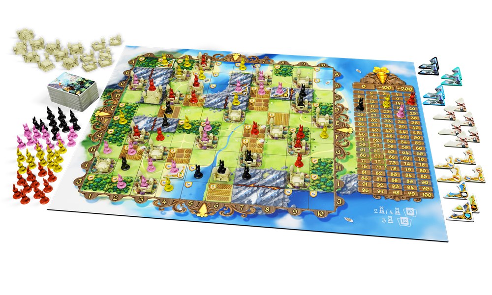 Matériel Jeu de Société de Placement Bunny Kingdom