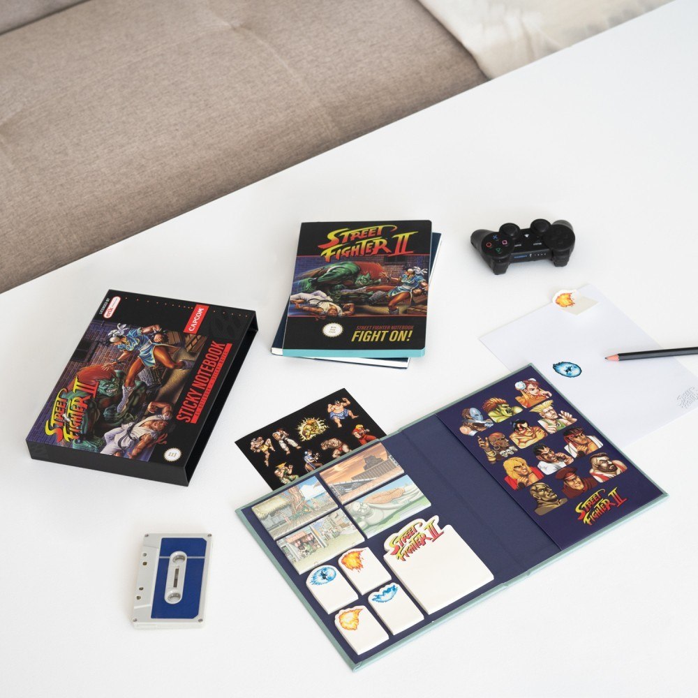 Ouvert Carnet A5 Notes Street Fighter