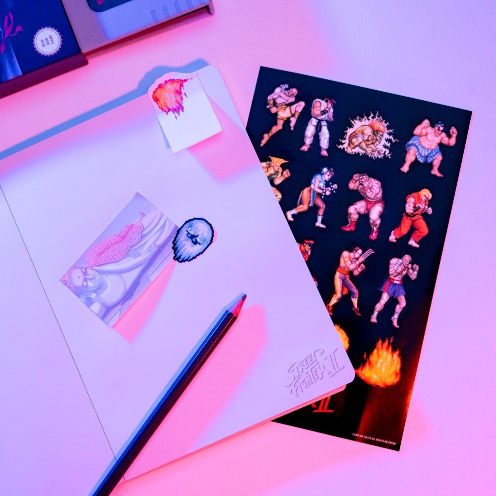 Notes Adhésives Etui Carnet A5 Notes Street Fighter