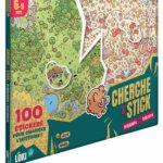 Boîte Jeu de Société Enfant Cherche & Stick : Préhistoire Extraterra