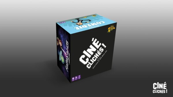 Boîte Jeu de Société d'Ambiance Ciné Clichés ! Coffret Intégrale