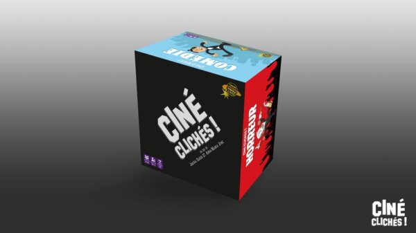 Boîte Jeu de Société d'Ambiance Ciné Clichés ! Coffret Intégrale