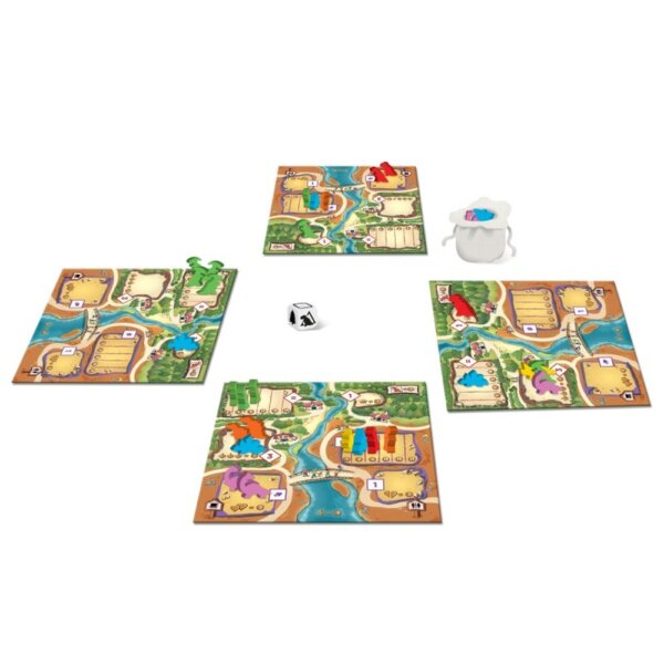 Matériel Jeu de Société de Placement Draftosaurus