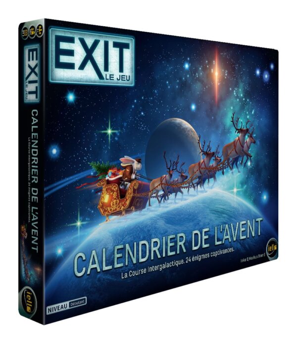 Boîte Jeu de Société d'Énigmes EXIT : Calendrier de l'Avent : Course Intergalactique