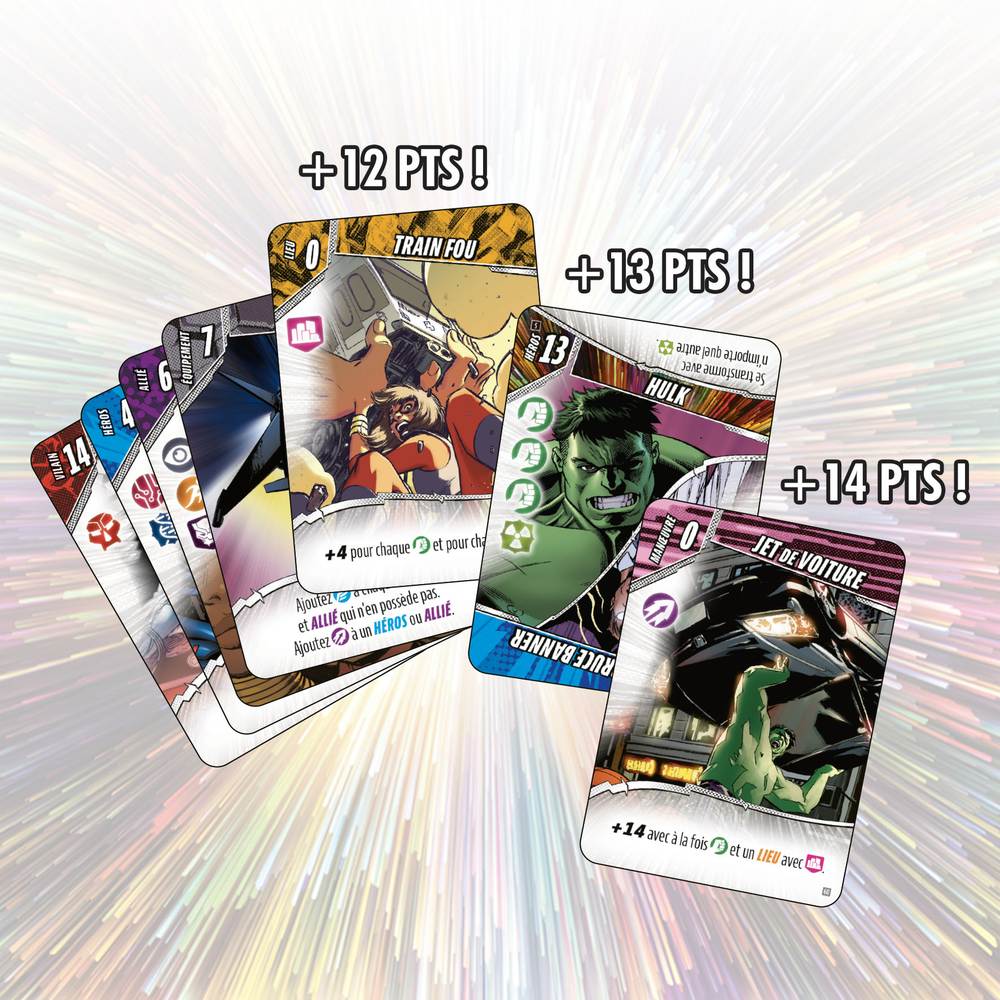 Cartes Jeu de Société de Collection Fantasy Realms : Marvel Remix