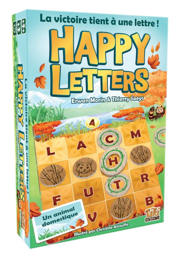 Boîte Jeu de Société d'Ambiance Happy Letters