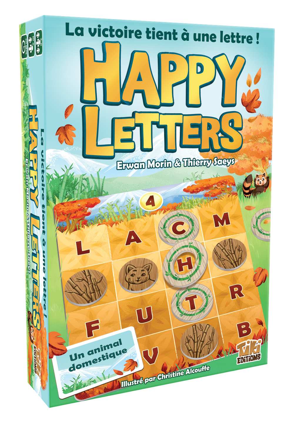 Boîte Jeu de Société d'Ambiance Happy Letters