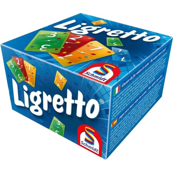 Boîte Jeu de Société d'Ambiance Ligretto Bleu