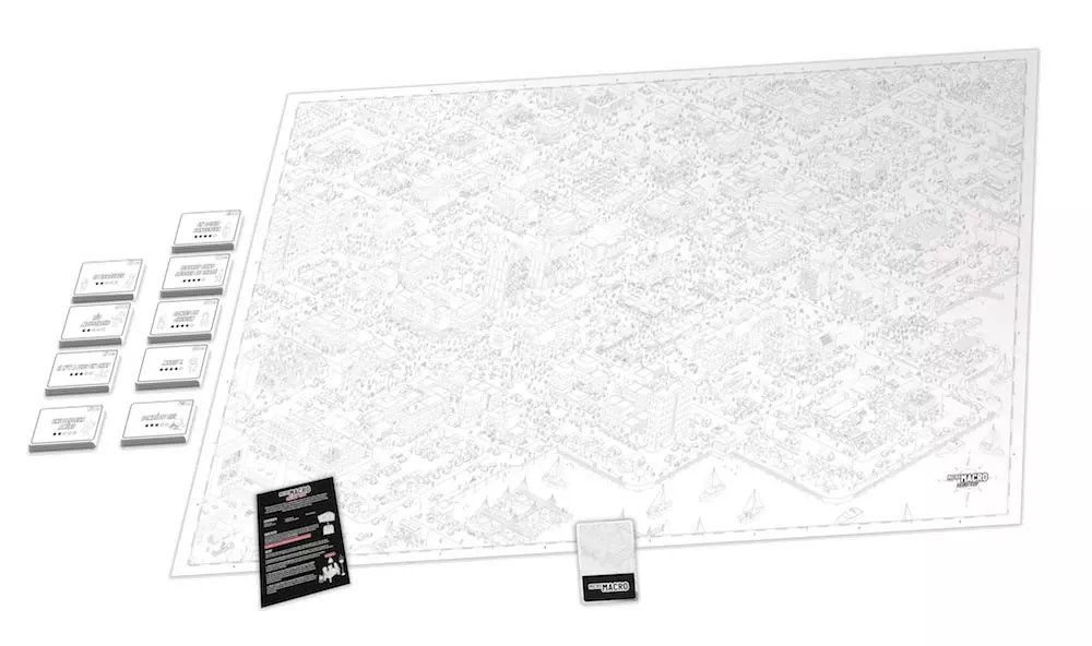 Plan de la ville de Crime City - MicroMacro