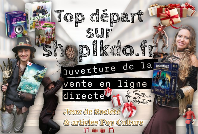 Top départ : Ouverture de la Vente en ligne directe sur Shop1kdo