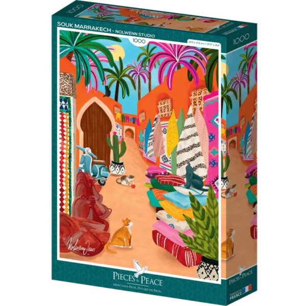 Boîte Puzzle Souk De Marrakech 1000 pcs