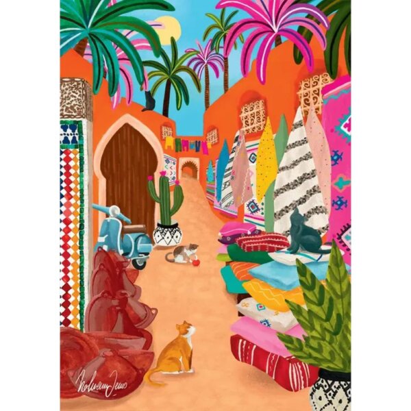 Puzzle Assemblé Souk De Marrakech 1000 pcs