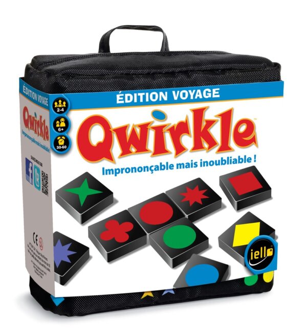 Boîte Jeu de Société d'Alignement Qwirkle Voyage