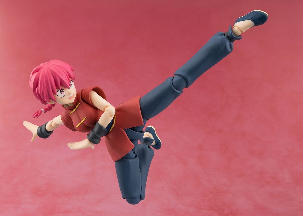 Position Ranma 1/2 figurine S.H. Figuarts Ranma ( Fille ) 12 cm