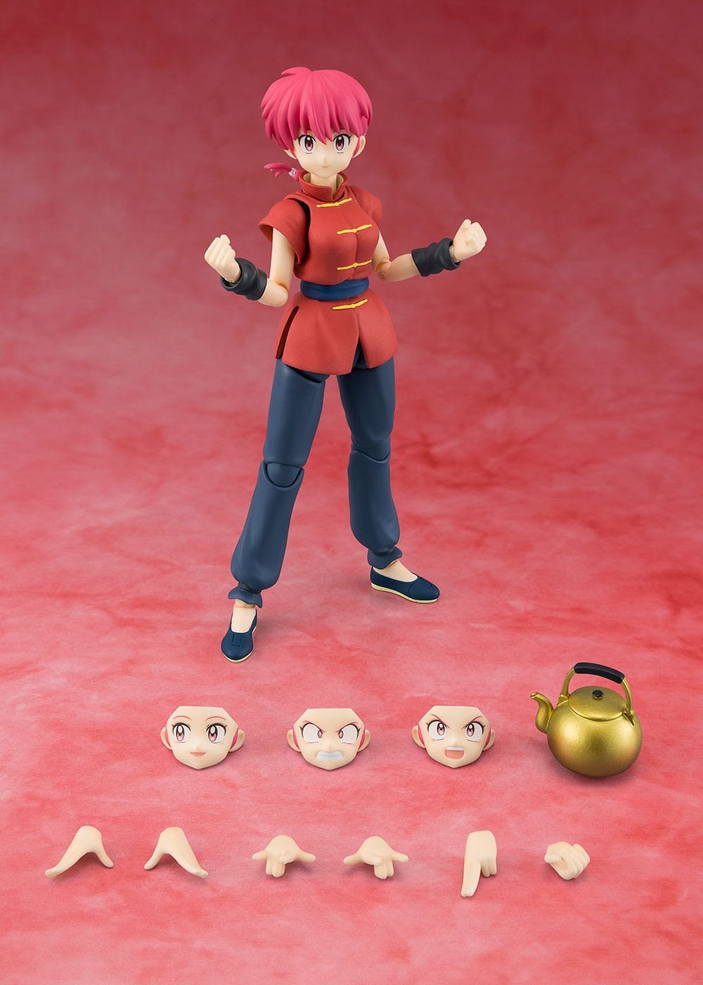 Position Ranma 1/2 figurine S.H. Figuarts Ranma ( Fille ) 12 cm