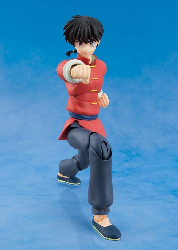 Position Ranma 1/2 figurine S.H. Figuarts Ranma Saotome ( Garçon ) 14 cm